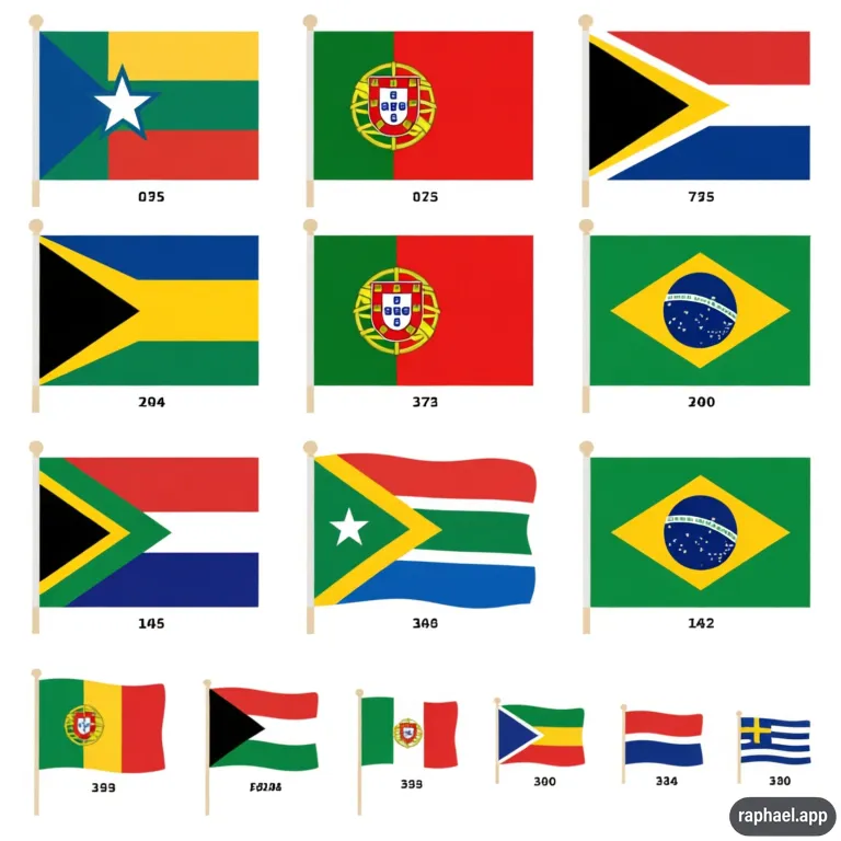 Alguns países lusófonos