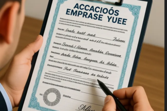 acções de empresas